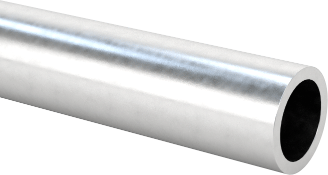 Sert Alüminyum Boru, 3/16" Dış Çap, 0.022" Duvar Kalınlığı, 490 PSI Maksimum Basınç, 1 fit Uzunluk