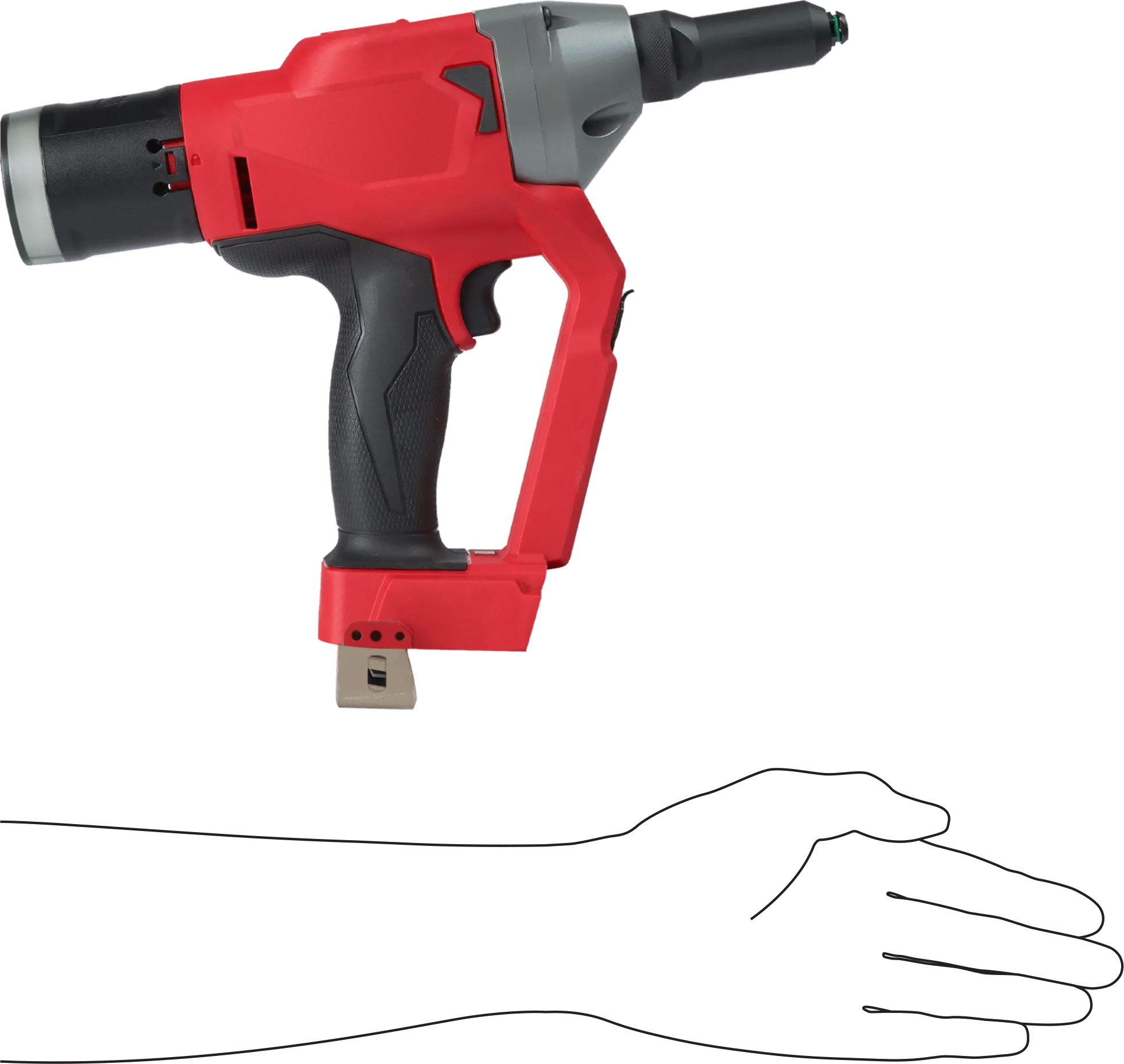 Milwaukee M18 Pop Perçinler için Akülü Alet