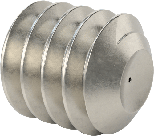 316 Paslanmaz Çelik Gövdeli Dişli Delikli Vana, Altıgen Soketli Tapa, 1/4"-20 UNC Erkek, 1/4" Uzunluk, 0.01 inç Çap