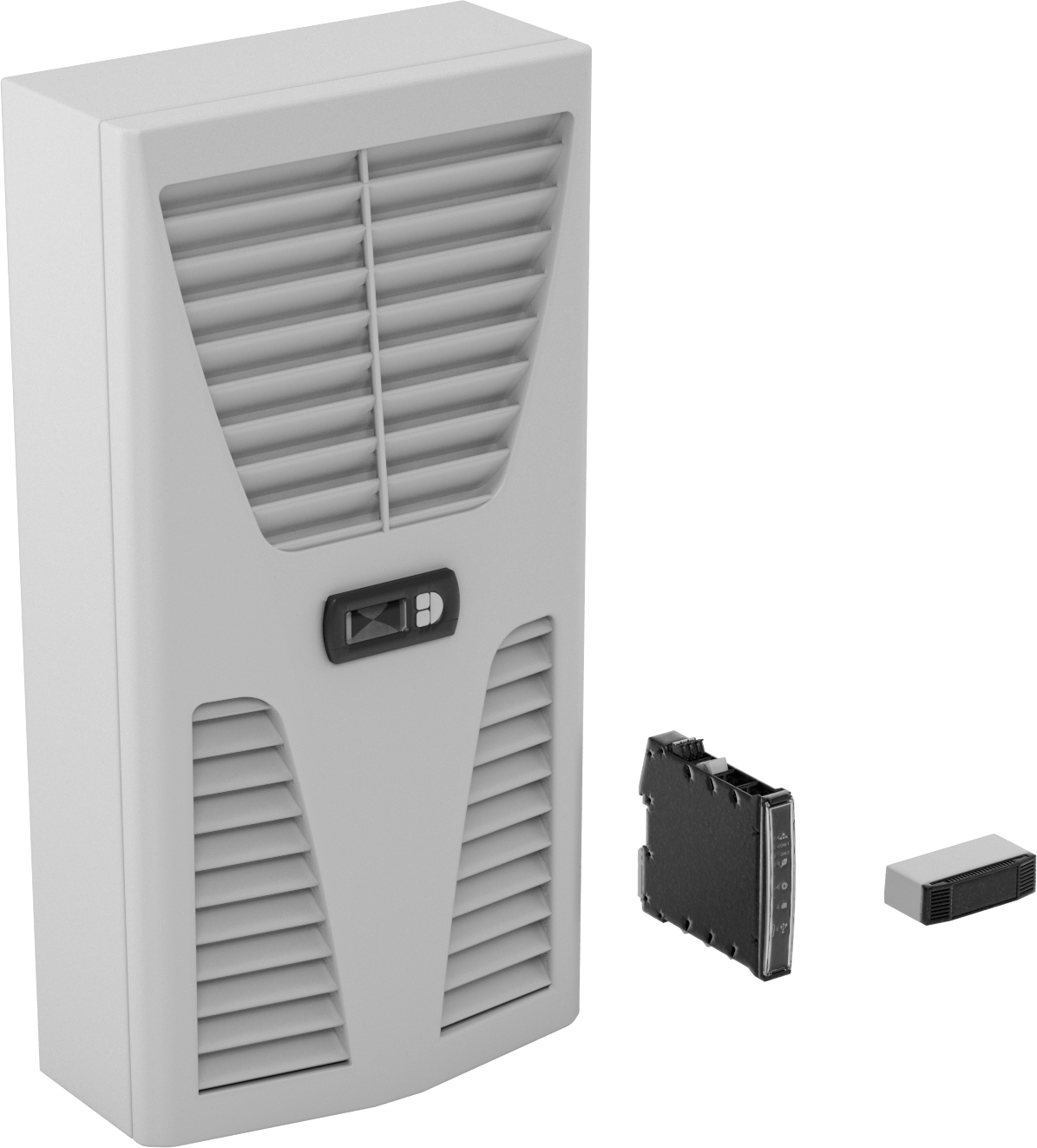 Uzaktan Kumandalı Muhafaza Soğutma Kliması, Duvar Montajı, 120V AC, 1000 Btu/saat Soğutma Kapasitesi