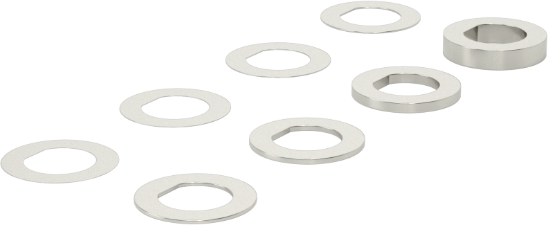 3/8" Çaplı D-Profil Şaftlar için Şim Çeşitleri