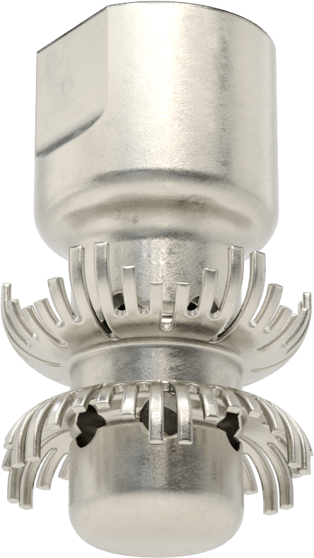 Tıkanmaya Dayanıklı Tank Yıkama Nozulu, 316 Paslanmaz Çelik, 1 NPT Dişi, 70.6 gpm @ 20 PSI, 360 Derece Püskürtme