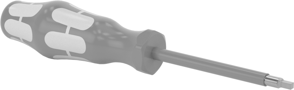 Elektrik Yalıtımlı Tornavida, 1 Numaralı Kare Uç, 3-1/8" Uzunluk x 1/4" Genişlikte Mil — No. 1, Ultra Grip, Sürücü