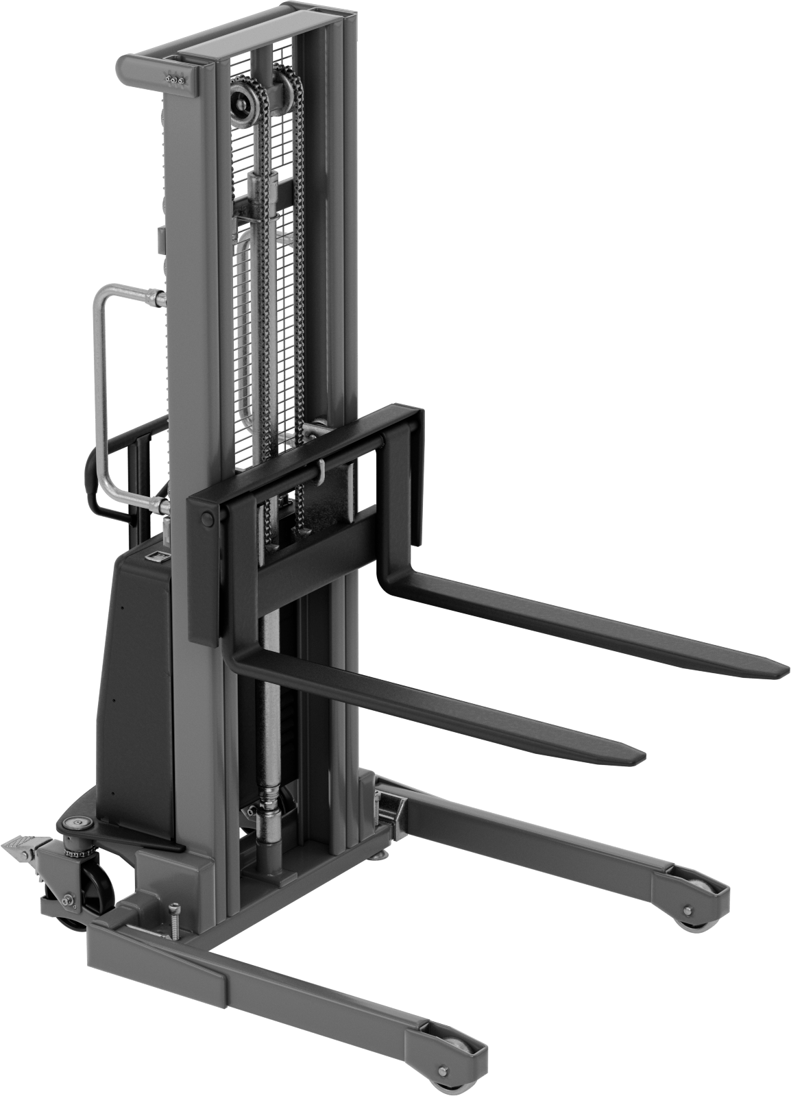 Çatallı Akülü Yüksek Ulaşımlı Forklift