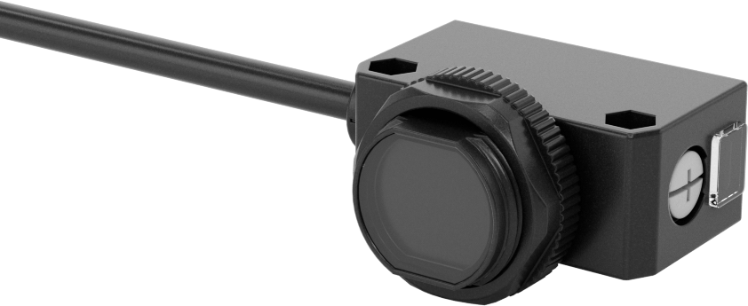 Zorlu Ortamlar İçin Fotoelektrik Anahtar, Tel Uçlu, Ayarlanabilir Alıcı, PNP Çıkışı — 10V DC-30V DC, Sabit Kablolama, Fotoelektrik
