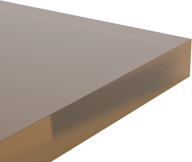 Şeffaf Ekstra Yüksek Sıcaklık Cam Seramik, 0.197" Kalınlık, 2" x 2"