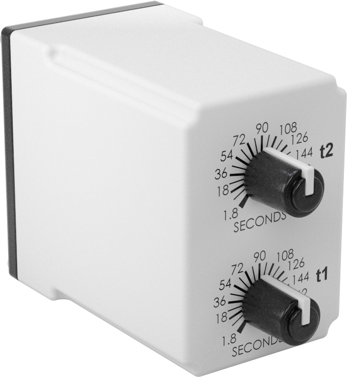 8 Terminalli Zamanlayıcı Röle, Tekrar Döngüsü, 12 V DC Giriş, 1.8-180 Saniye
