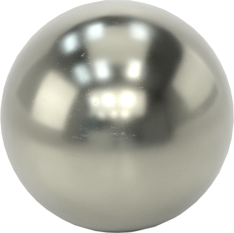 Çelik Top Düğme, 1/2"-20 Dişli Delikli, 5/8" Derinlik