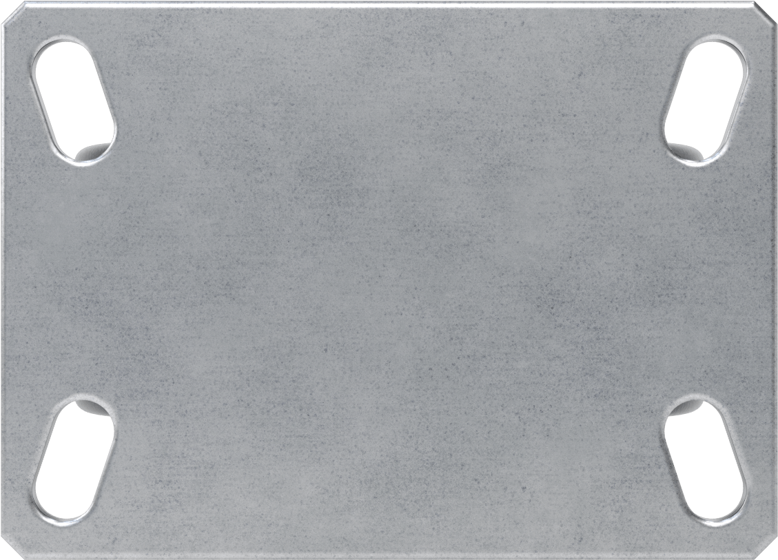 6-1/4" x 4-1/2" Plakalı Viking Tekerlek, Yüksek Kapasiteli, 6 inç Çapında Fenolik Tekerlekli Sert