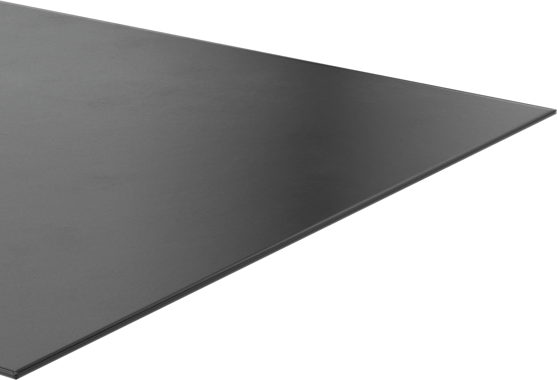 Ekonomik Aşınmaya Dayanıklı SBR Kauçuk, Yapışkan Sırtlı Levha, 1/16" Kalınlık, 12" x 12"