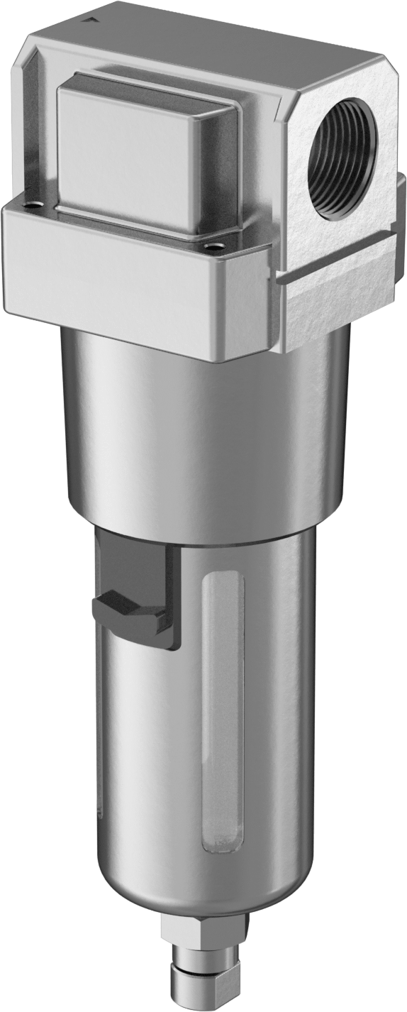 Vakuma Dayanıklı Sıvı Ayırıcı, 1 NPT Dişi, 15 PSI'da 17.6 scfm Maksimum Akış Hızı
