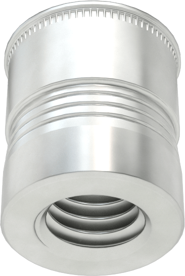 Metrik Düşük Profilli Pop Somun, Kalay-Çinko Kaplı Alüminyum, M8x1.25 İç Diş, 15.2mm