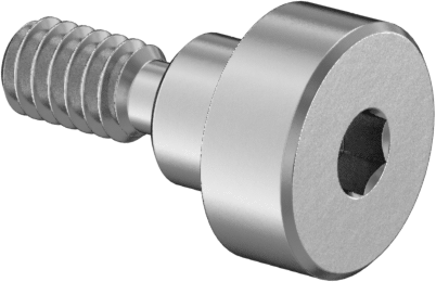 316 Paslanmaz Çelik Hassas Omuzlu Vida, 3 mm Omuz Çapı, 2 mm Omuz Uzunluğu, M2 x 0.4 mm Diş