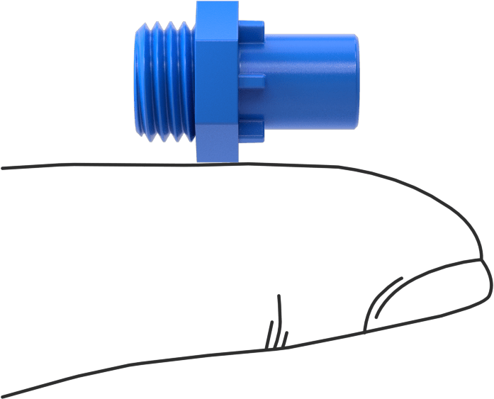 M5 x 1.25 mm Hızlı Hareketli Ultra Hassas Kılavuz Vida için Dıştan Dişli Somun