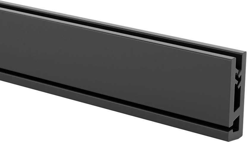 Kolay Kesim Şerit Fırça için 3 Fit Uzunluk x 9/32" Genişlikte Takmalı Tutucu — Bas-Aç, 3 ft., Esnek