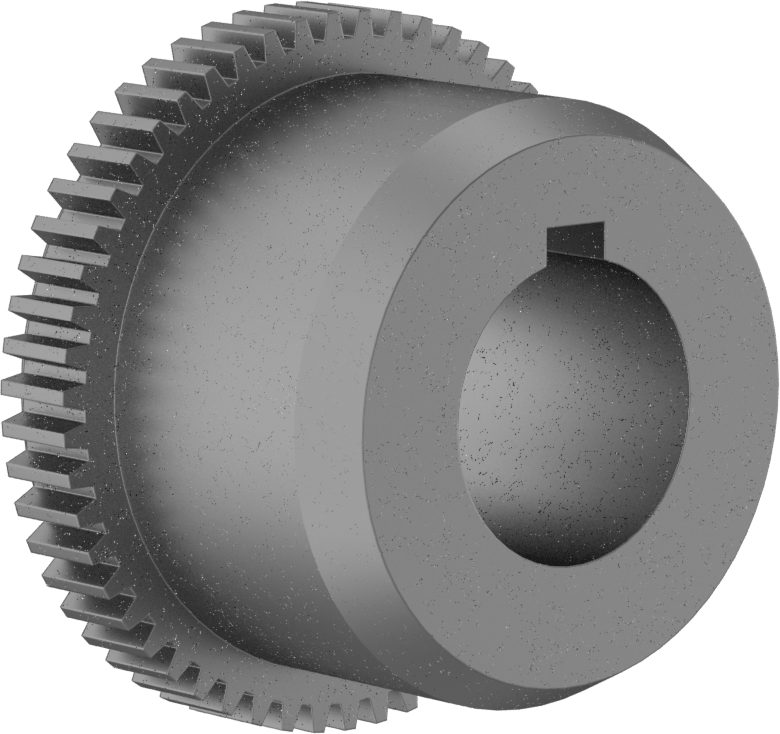 Ultra Yüksek Torklu Esnek Mil Kaplin Göbeği, 3-1/8" Toplam Uzunluk, 3-5/16" Dış Çap