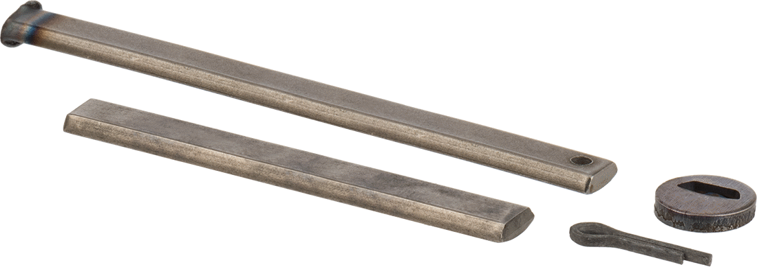 Ters Dişli Zincir Pimi, SC408 Ticari Boy Ters Dişli Zincir için, 2" Uzunluk — 2", Pim, Çelik