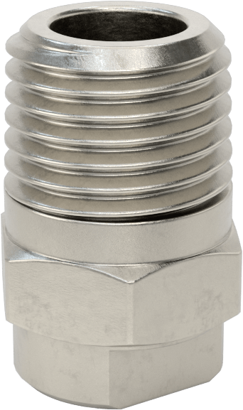 303 Paslanmaz Çelik Buhar Nozulu, 1/4 NPT Erkek, 10 PSI'da 1.1 lbs./saat Kapasite