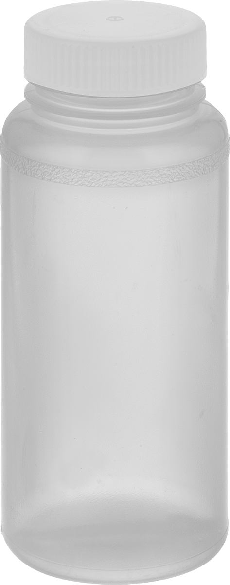 Yarı Şeffaf HDPE Plastik Kavanoz, 128 FL. oz./4000 ml Kapasite, 4" Ağız Dış Çapı — 128 fl. oz., 4,000 ml, HDPE, Plastic, Polypropylene, B…