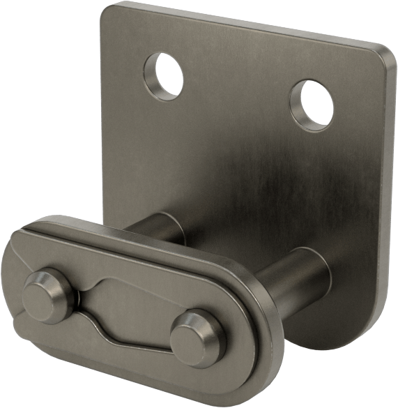 Bağlantı Makaralı Zincir Halkası, ANSI 40 Numaralı Zincir için Wsa-2 Tırnaklı Bağlantı Halkası — 40, Attachment, Standard, Çıkıntı