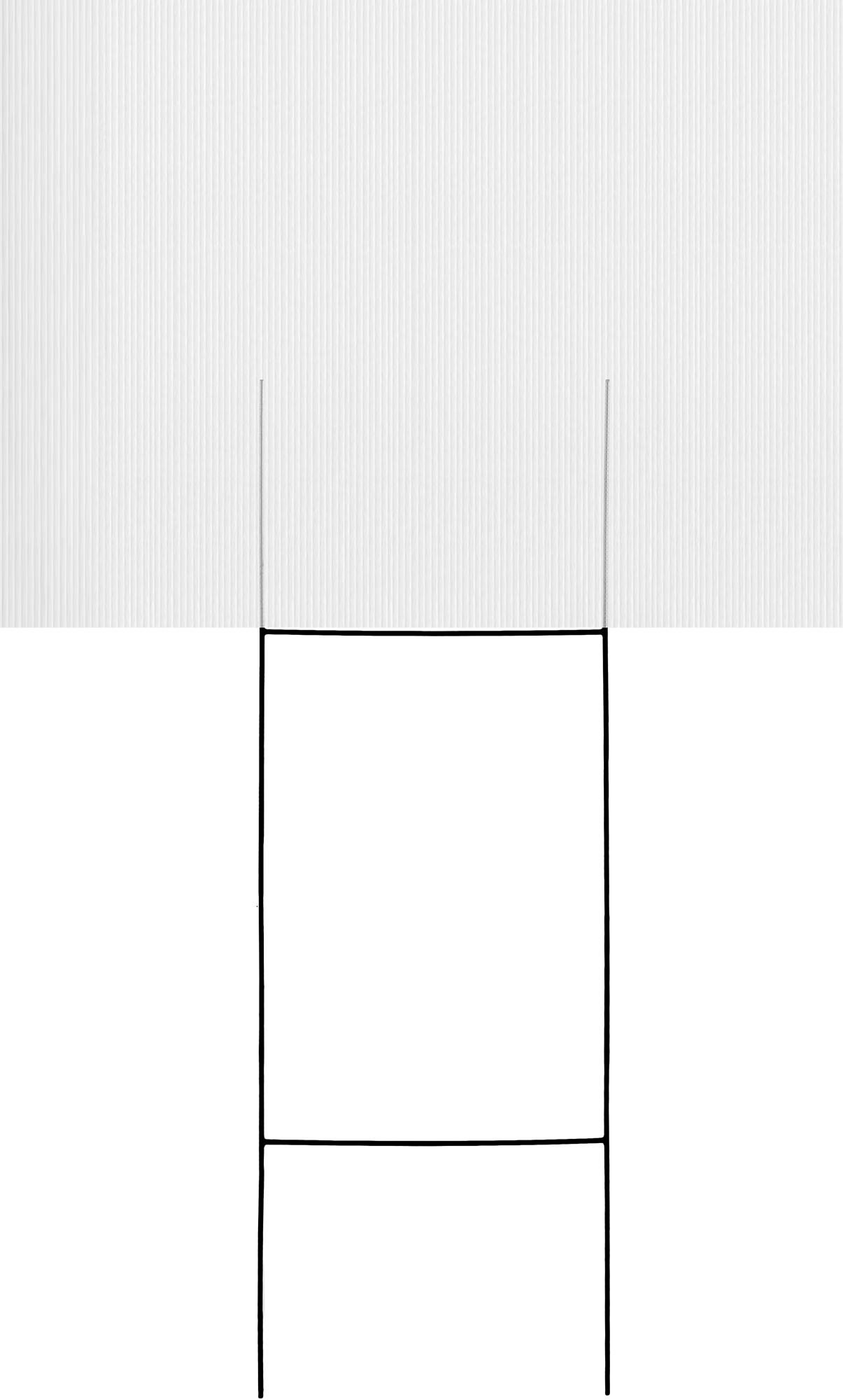 Tabelalar için Kazıklar, 1/8" Taban Tel Çaplı