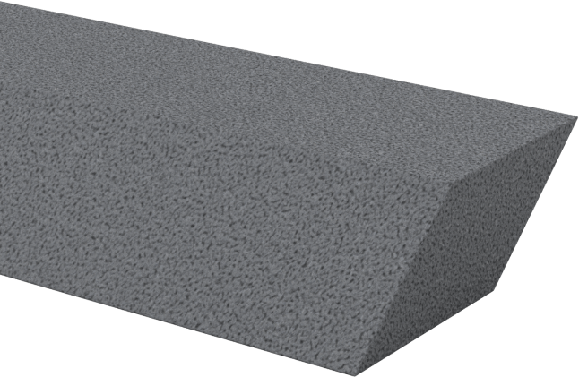 Çelik için Tıkanmaya Dayanıklı Parlatma Taşı, Düz Elmas, 100 Kum, 4" Uzunluk x 9/16" Genişlik