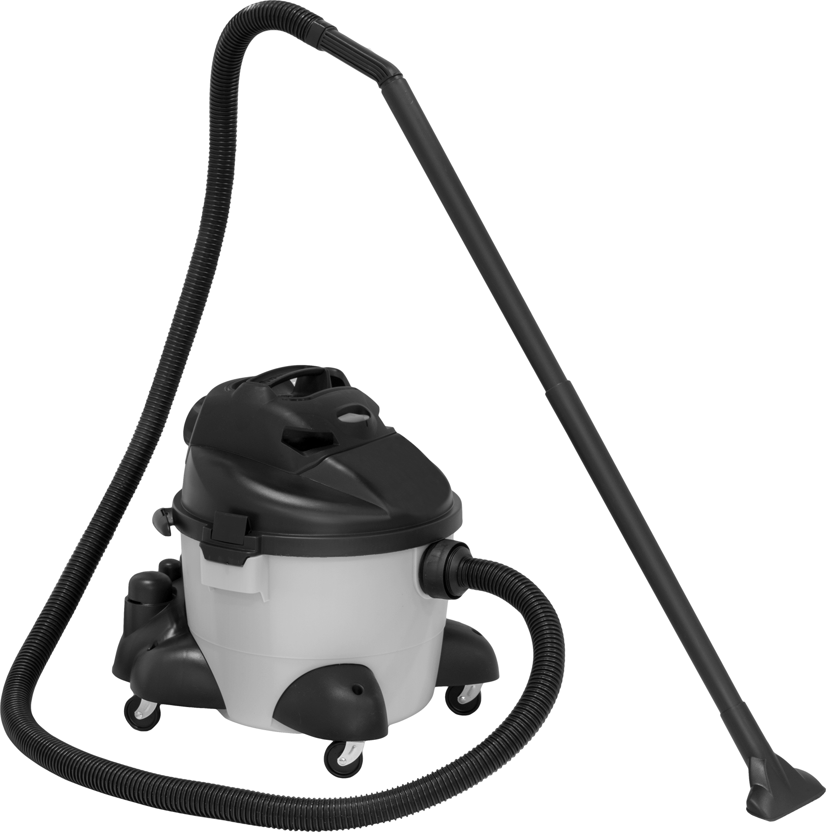 Fişli Islak/Kuru Elektrikli Süpürge, 6 Galon Kapasite, 20" Yükseklik x 18-1/2" Genişlik x 18" Derinlik