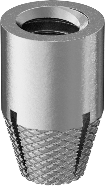 Plastik için Bas-Genişlet Ek Parçaları, 4-40 Diş Boyutu, 1/4" Takılı Uzunluk