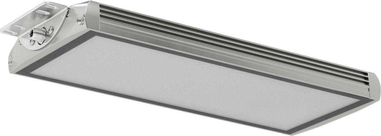 Panel Makine Işığı, Yan Bağlantı, 14-5/8" Toplam Uzunluk, 6700 lümen