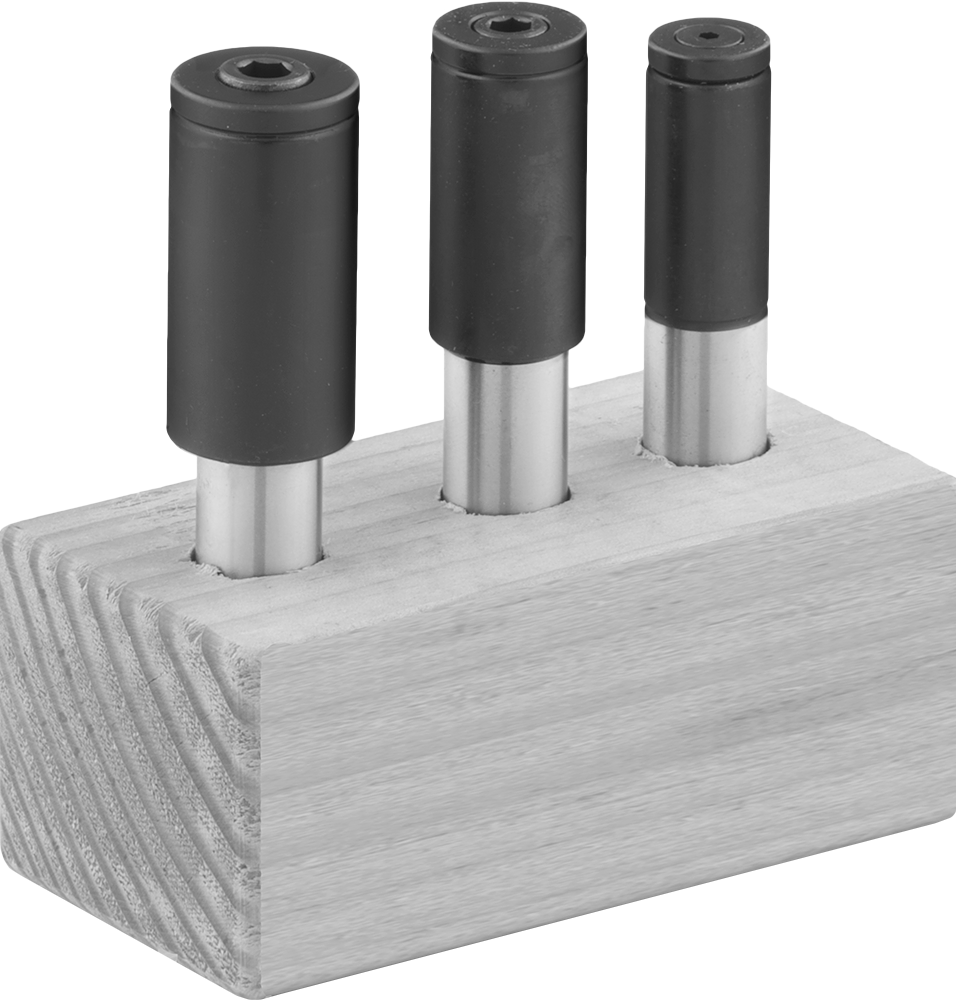 Kesme Testereleri için Titreşim Sönümleyici Mil, 1/2" Şaft Çapı, 3 Parça Set