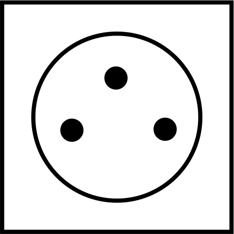 A-Code, 3-Pole Plug