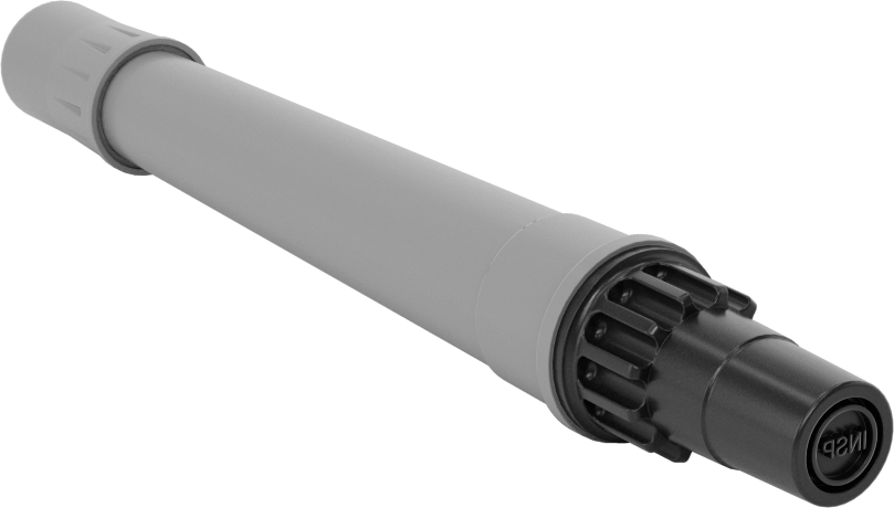 Kontrol Lastik Damgası, Siyah Mürekkepli, Insp Mesajı, 1/4" Çap Baskı — 1⁄4", Siyah, Kendinden Mürekkeplenen