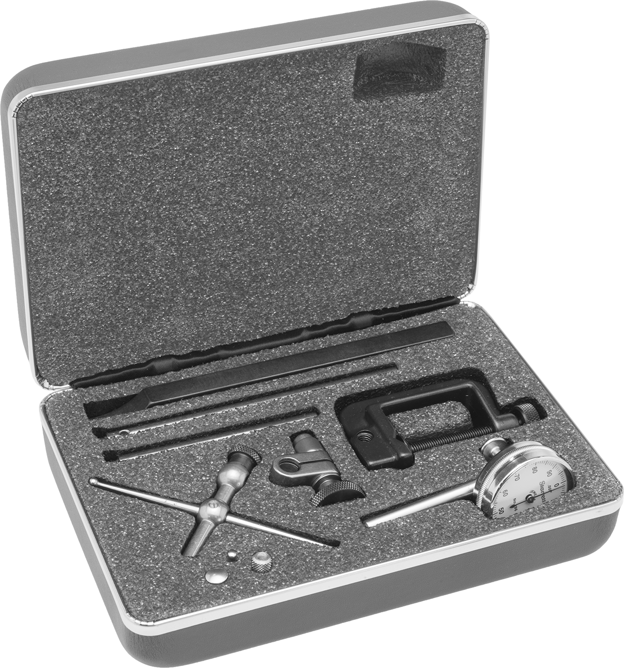 Starrett Arka Pistonlu Komparatör, Sürekli Kadranlı Set, Numara 196A1Z, 0 ila 0.200" Aralık