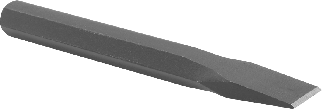 Metal için Pürüzsüz Saplı Keski, 4-Parça Set, Keski Uzunluğu S 5-1/2", 5", ve 6"