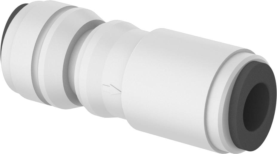 Bas-Bağlan Bağlantı Elemanlı Çekvalf, İçme Suyu için, 8 mm Boru Dış Çapı için