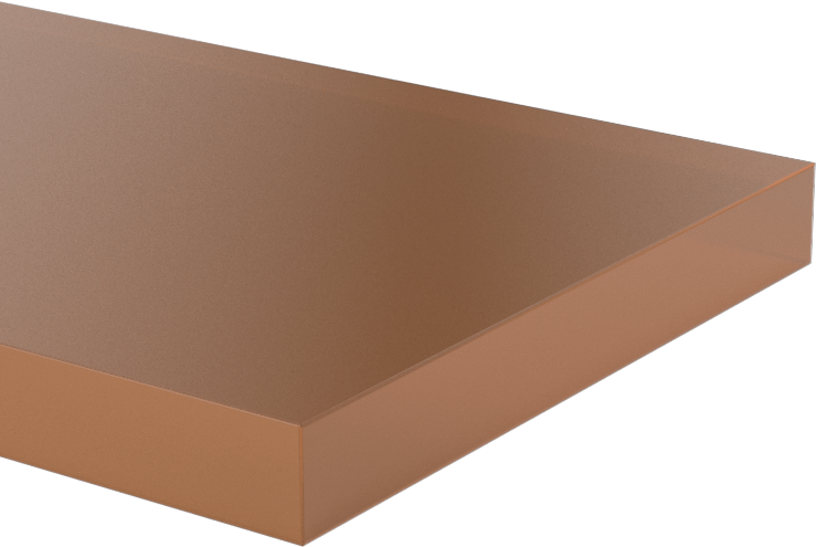 Ultem PEI Çubuk, 2" x 12" x 1/4"