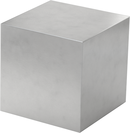 Yüksek Mukavemetli Kalıp Kalitesinde TK Ultra 7 Alüminyum, 3" Kalınlık x 3" x 3" Levha