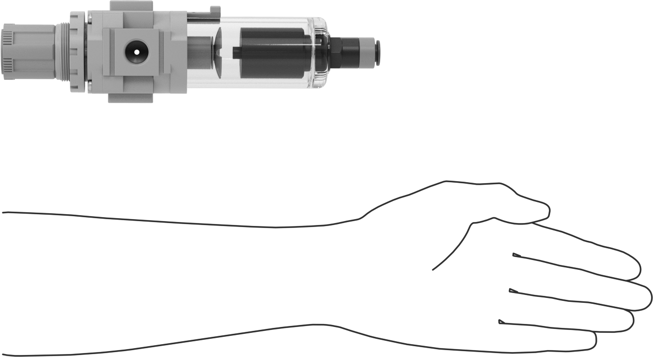 SMC Modüler Basınçlı Hava Filtresi/Regülatörü, Yağ Giderme için, Seri Awd30-D, 3/8 NPT Dişi