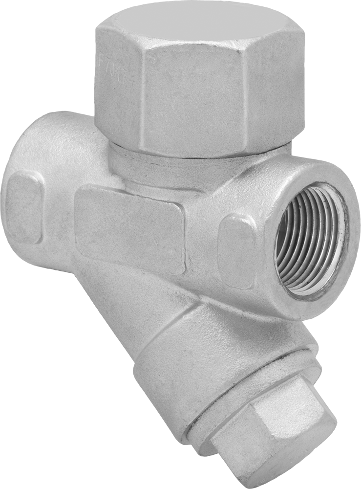 Enerji Tasarruflu 420 Paslanmaz Çelik Buhar Kapanı, 1 NPT Dişi, 3-1/4" Uzunluk