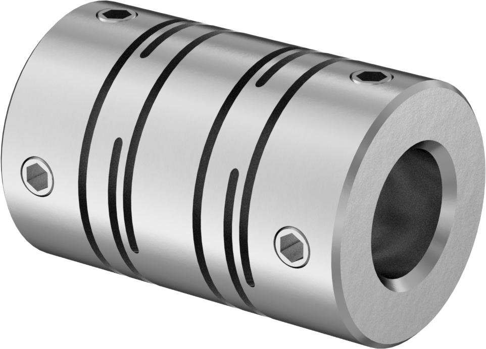 Hassas Esnek Mil Kaplini, Paralel, 1/4" x 1/4" Mil Çapı, 25/32" Uzunluk, 20000 rpm