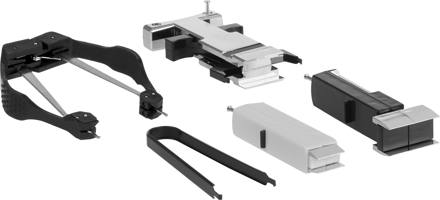 Elektronik Bileşen Cımbızı, 5 Parça Seti — Çelik, ABS, 5, One 4 1⁄4" O'all Lg. Tweezers for Chips with 24-40 Pins
One 4" O'all Lg. Tweeze…