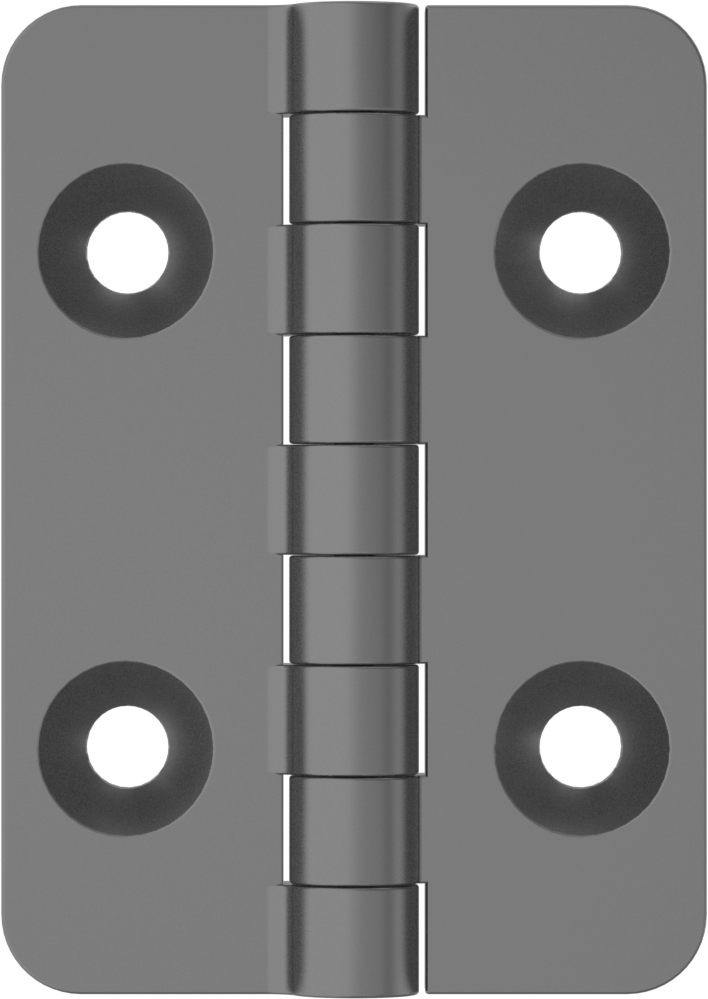 Delikli Plastik Menteşeler, 2-1/2" Yükseklik x 1-1/16" Genişlik Kapı Kanadı