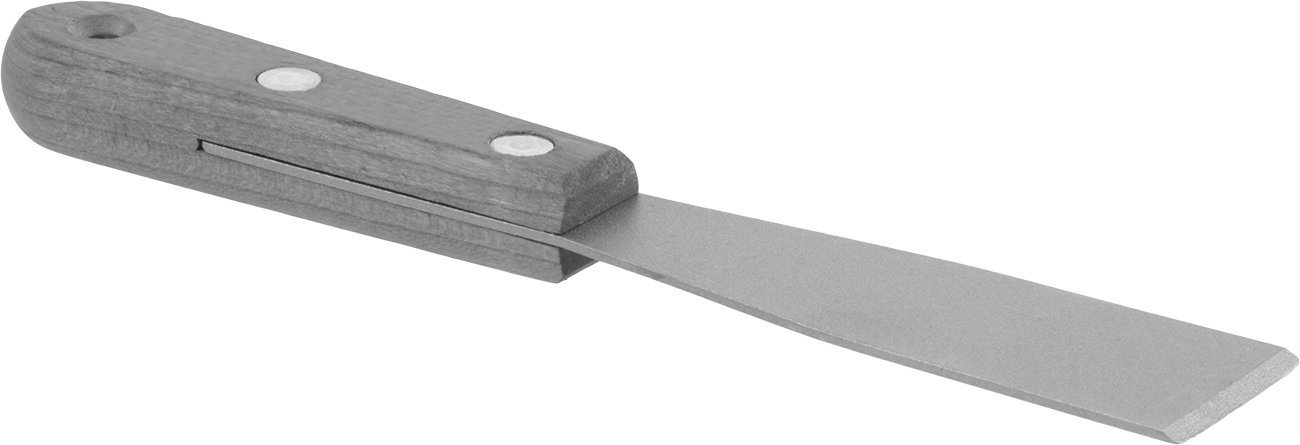 Kıvılcım Çıkarmayan Macun Bıçağı, Ahşap Saplı, 1-1/4" Genişlik x 3.5" Uzunluk Bıçak