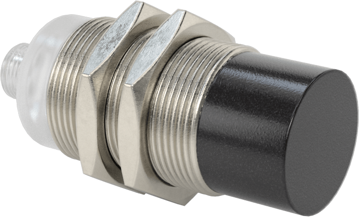 Uzun Mesafeli Metal Nesne Yakınlık Anahtarı, AC, M12 Konektörli Çıkıntılı, 30 mm Çap — 20V AC-132V AC, Tapa, Endüktif