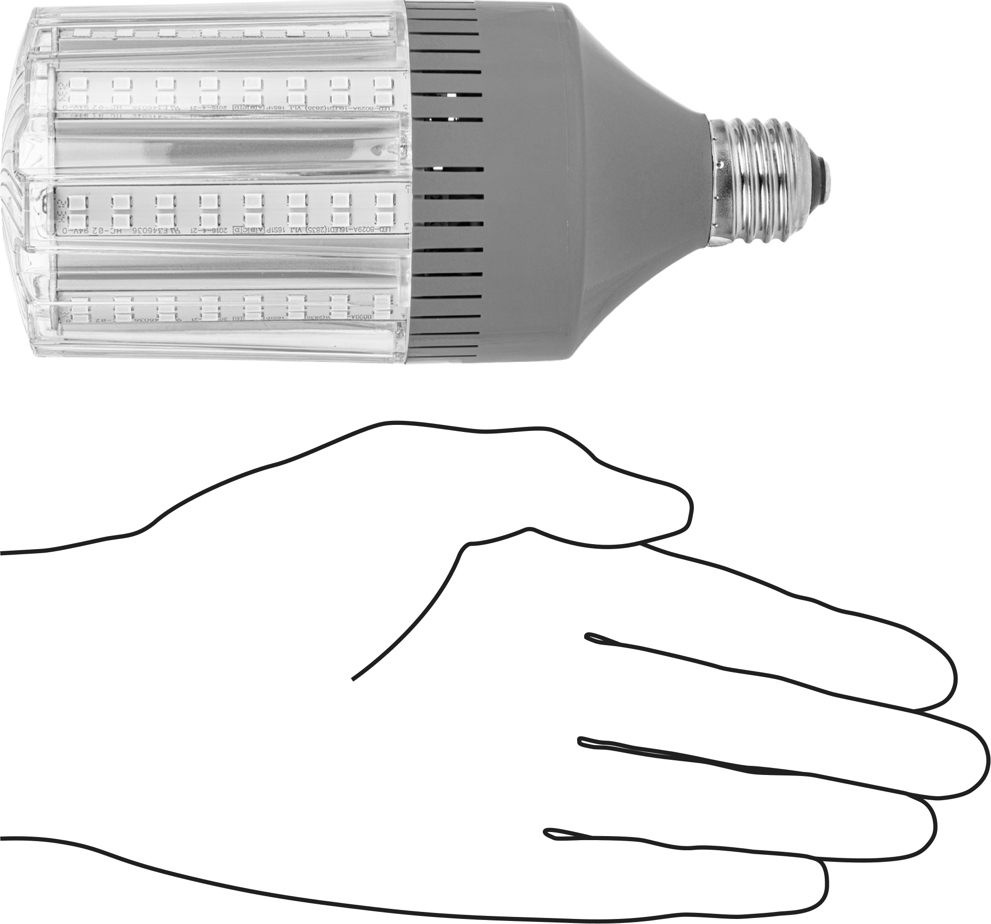 Tehlikeli Ortamlar İçin LED Ampuller Yüksek Yoğunluklu Deşarj (HID) Lambaları, E26 Taban, Bay Lights için, 150W Metal Halide Eşdeğeri