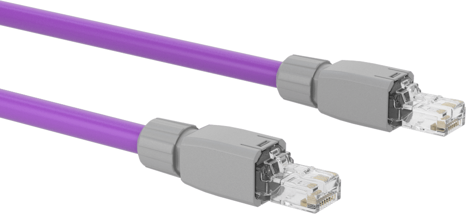 Sürekli Esnek Ethernet Kablosu, Temiz Oda RJ45 Fişleri, Kategori 5E, 10 Fit Uzunluk