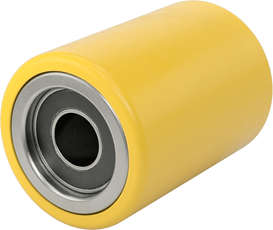 Poliüretan Palet ve Forklift Tekerleği, Yale için Rulmanlı, 3-1/4" Çap x 4-1/2" Genişlik