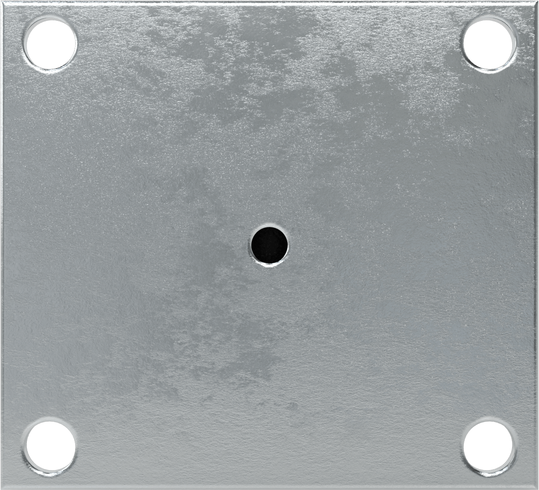 5-1/2" x, 5" Plakalı Yüksek Kapasiteli Vulcan Tekerlek, 5 inç Çapında Naylon Tekerlekli Sert