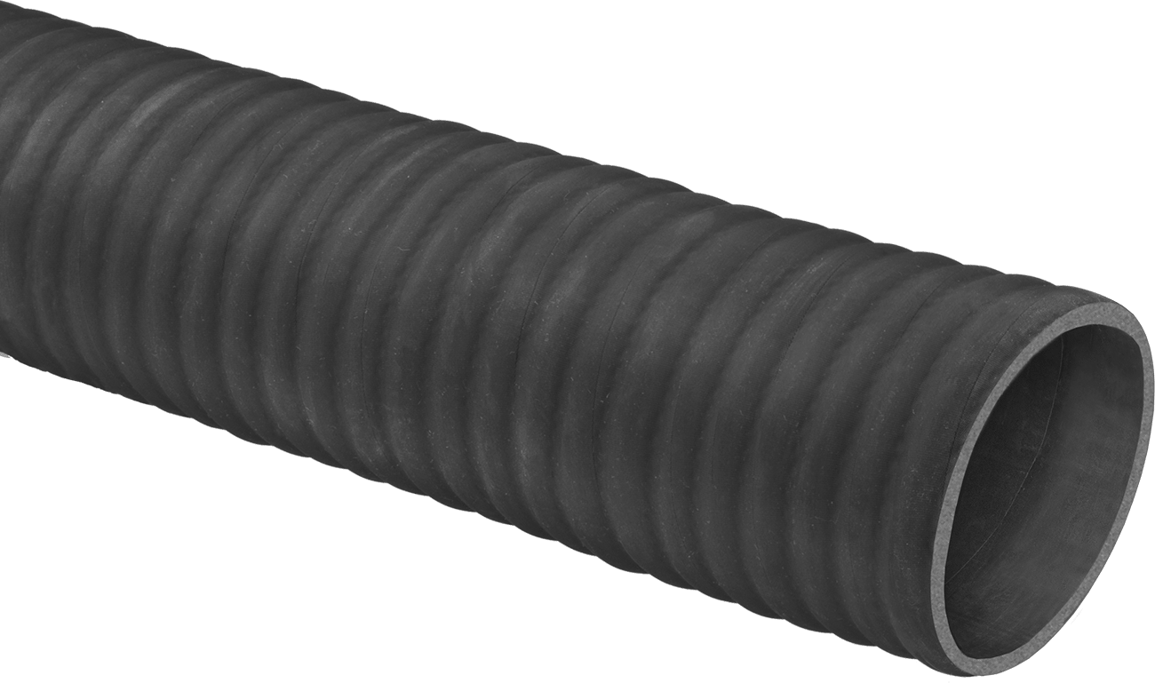 Ekstra Güçlü Yüksek Vakumlu Kanal Hortumu, Metal Talaşları ve Yonga için, 3/4" İç Çap, 1-3/16" Dış Çap