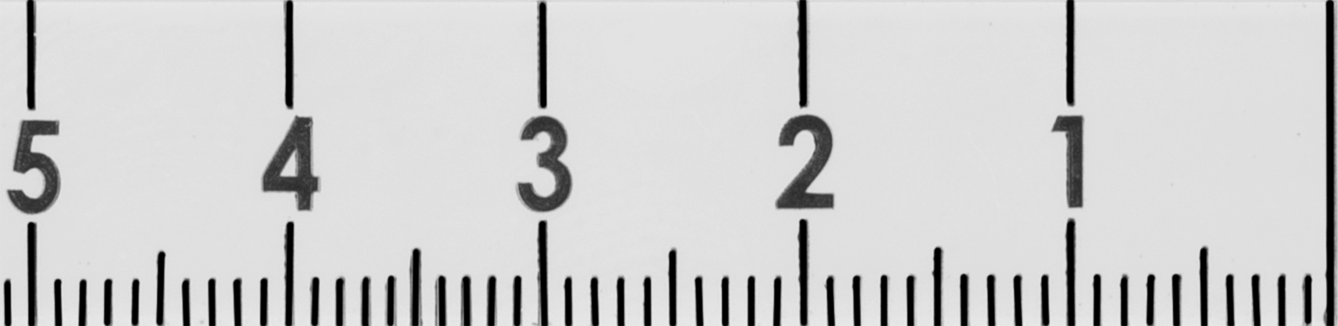 Yapışkan Arka Yüz Cetvel, Sarı Çelik, Sağdan Sola Okunur, cm Ölçekleri, 3 M Uzunluk, 1/2" Genişlik — 3 m, Sağdan Sola, 1⁄2"